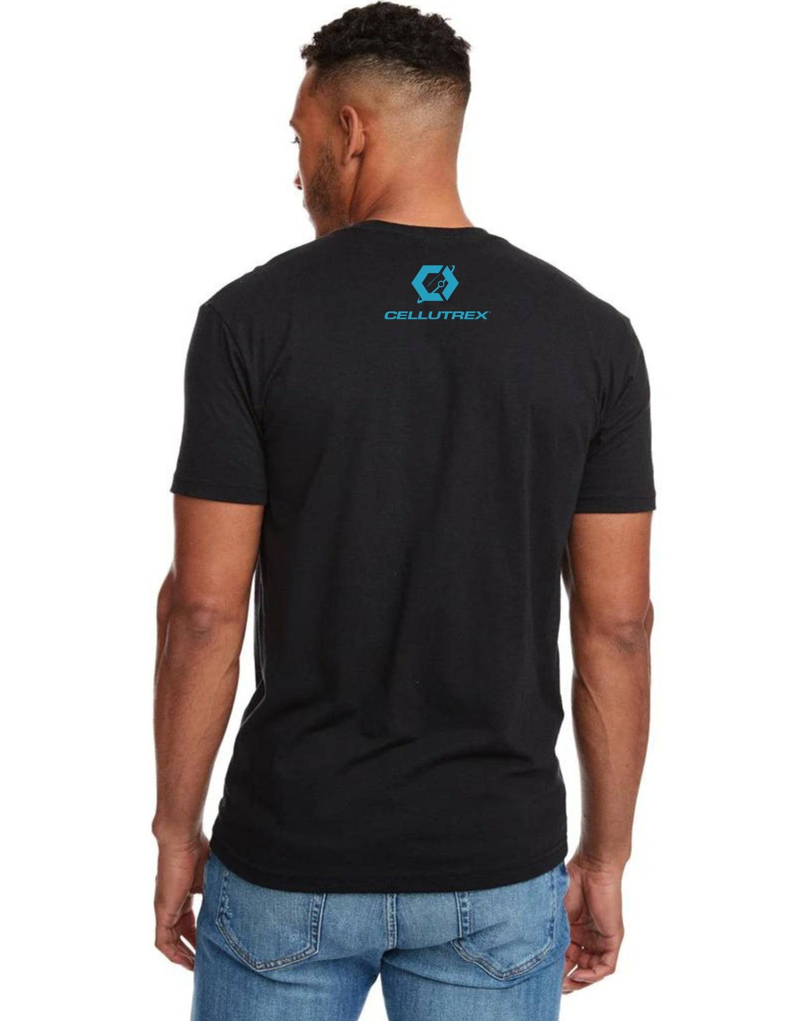 Life is Better Hydrated T-Shirt (Blue Logo) - Cellutrex