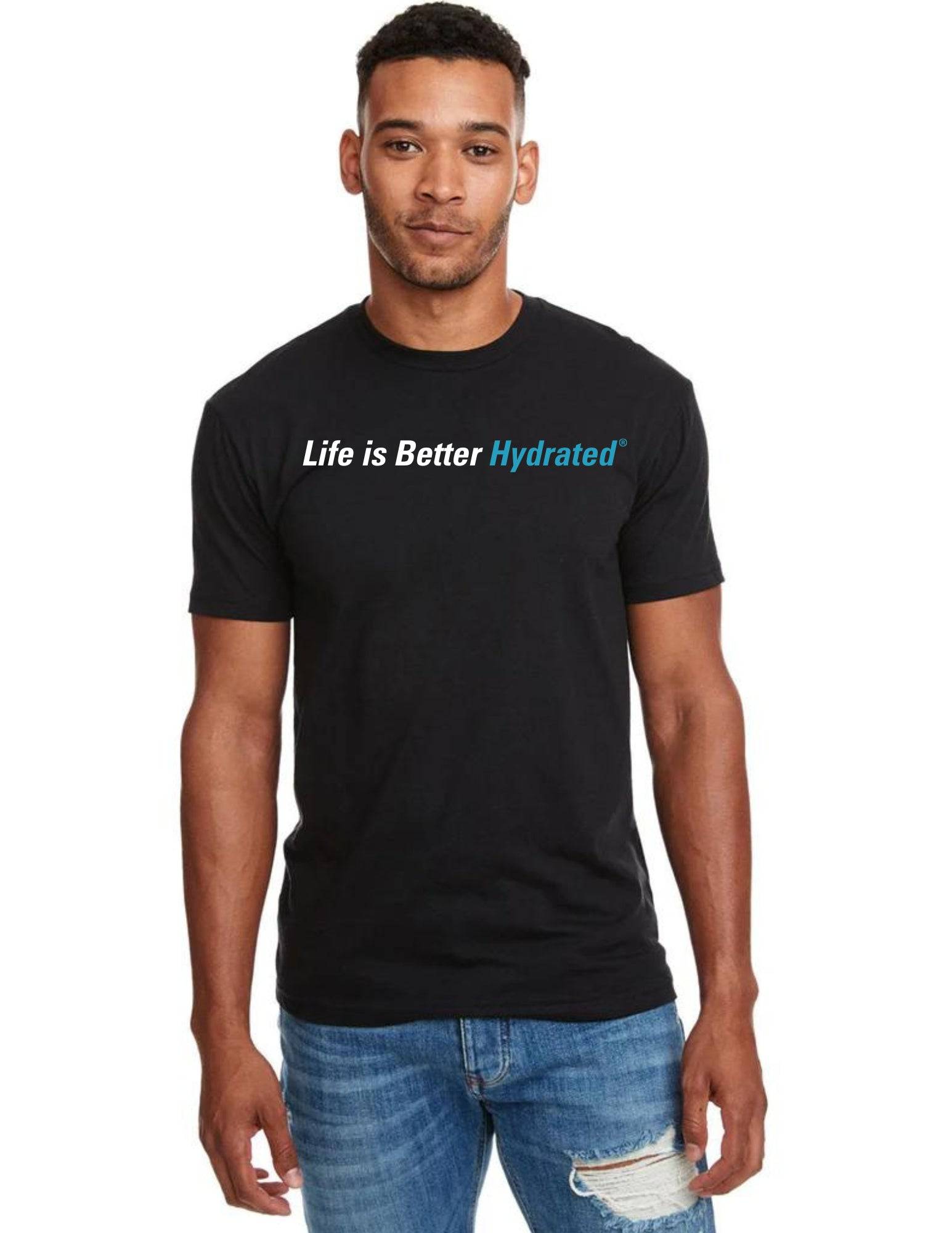 Life is Better Hydrated T-Shirt (White Logo) - Cellutrex