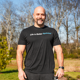 Life is Better Hydrated T-Shirt (White Logo)
