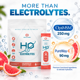 H2O ELECTROLYTES™ - Grapefruit | Zero Sugar Electrolyte Powder