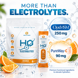 H2O ELECTROLYTES™ - Orange | Zero Sugar Electrolyte Powder