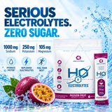 H2O ELECTROLYTES™ - Passion Fruit | Zero Sugar Electrolyte Powder