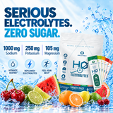 H2O ELECTROLYTES™ - Sample Variety Pack (5 Count) | Zero Sugar Electrolyte Powder